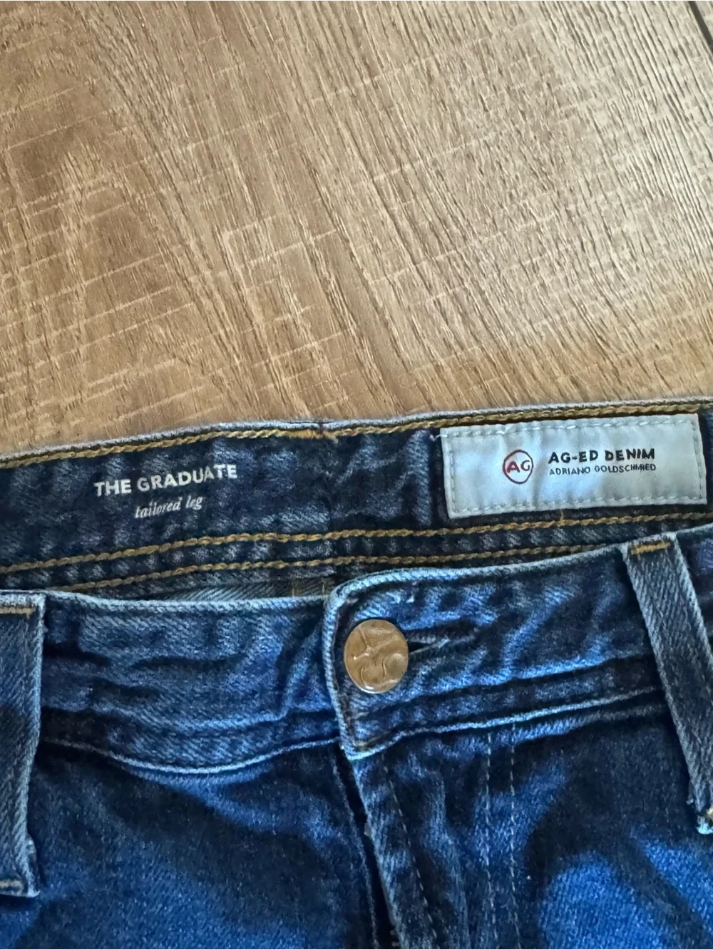 Ag Adriano Goldschmied Men's Indigo Straight Jeans